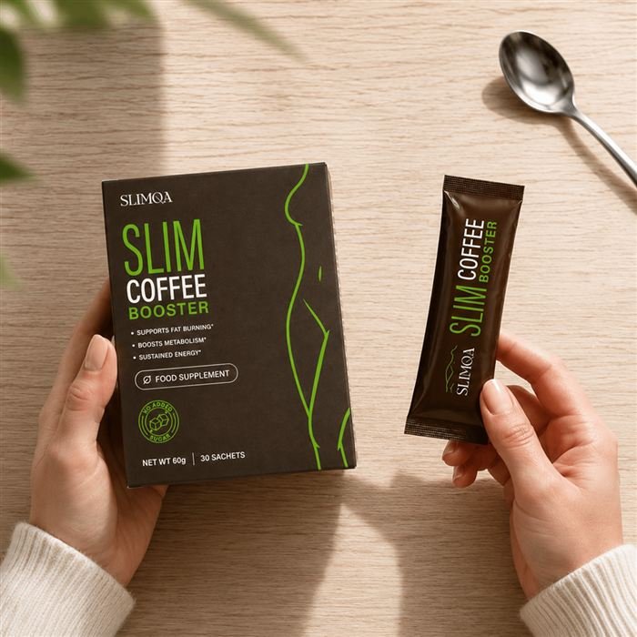 Slimqa Slim Coffee Booster box and sachet